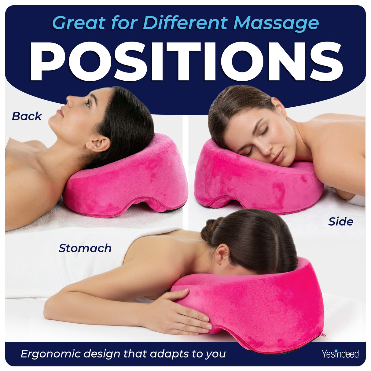 Face Down Pillow for Massage Bed