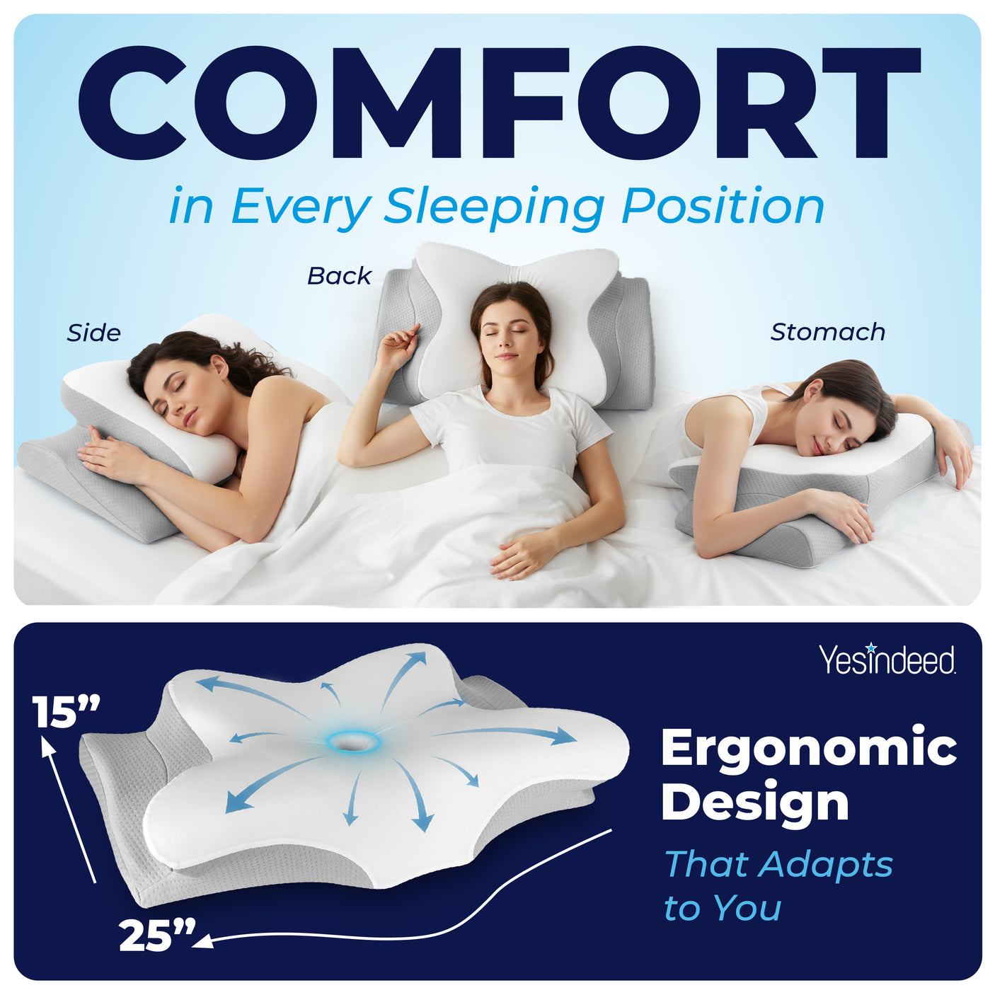 Pain Relief Cooling Pillow