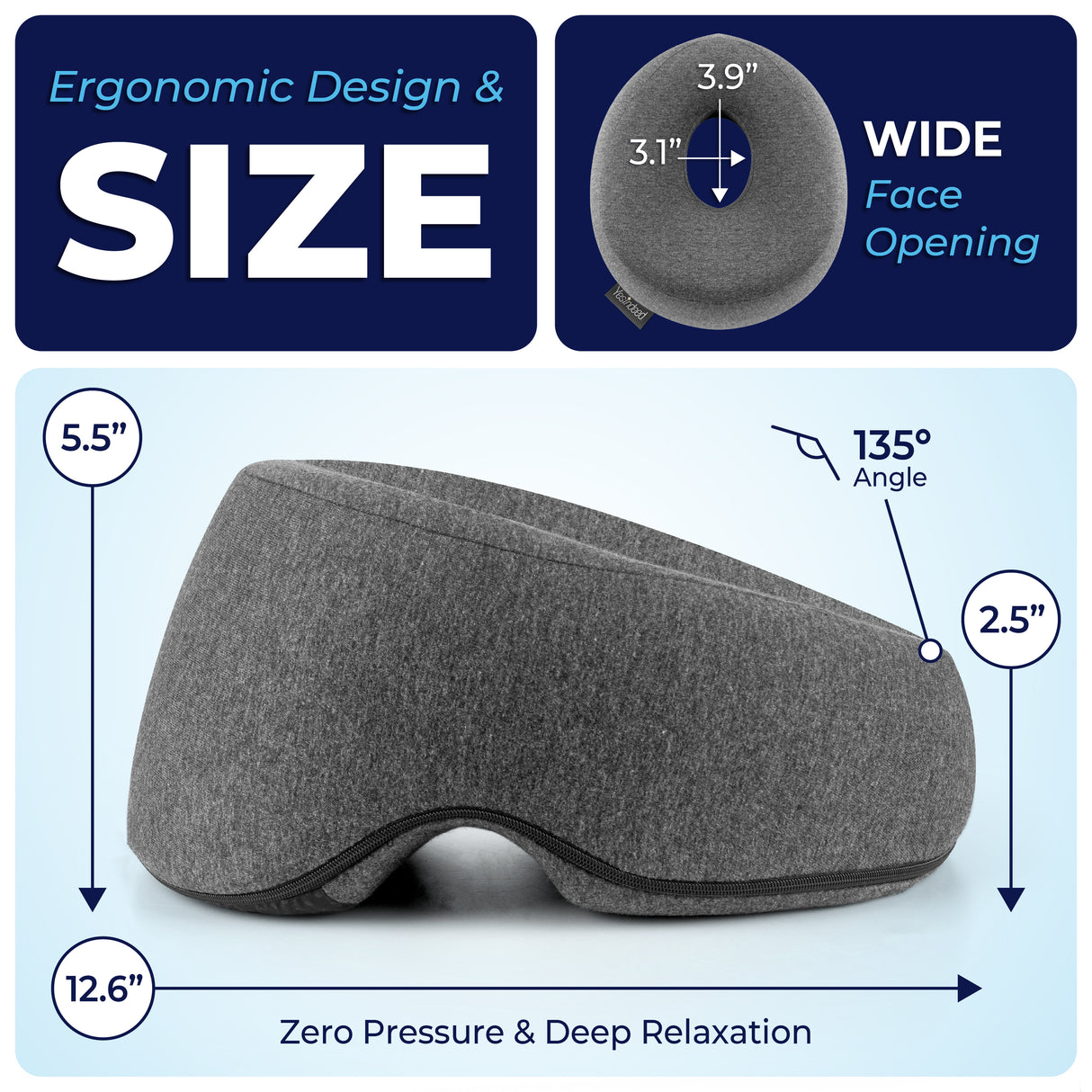 Face Down Pillow for Massage Bed