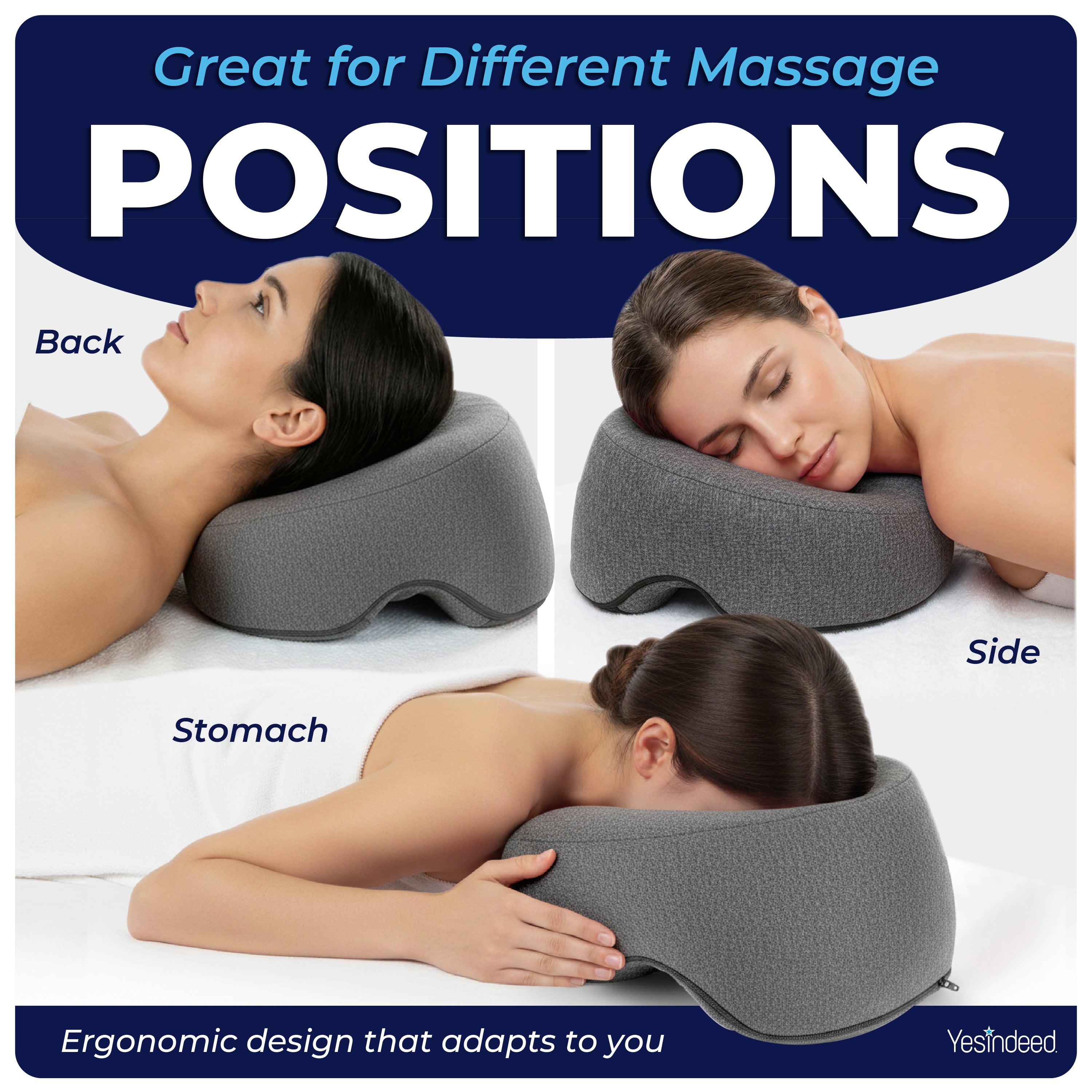 Face Down Pillow for Massage Bed