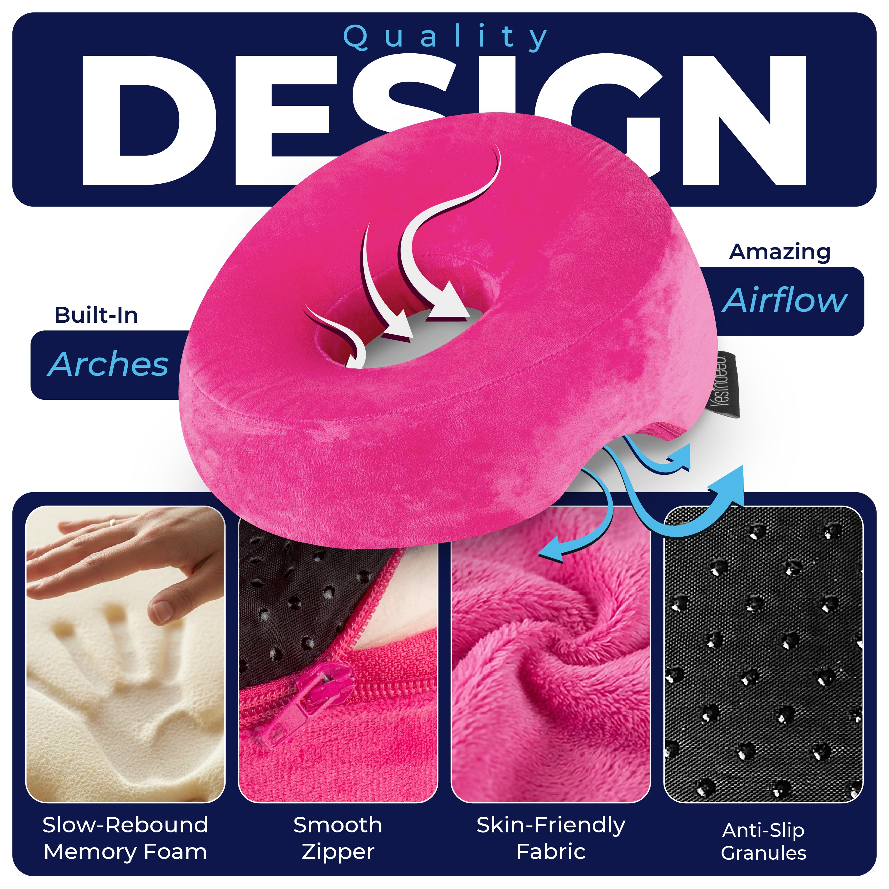 Face Down Pillow for Massage Bed