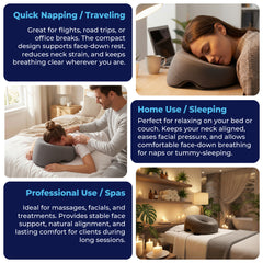 Face Down Pillow for Massage Bed