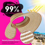 Women’s Sun Visor -  Straw