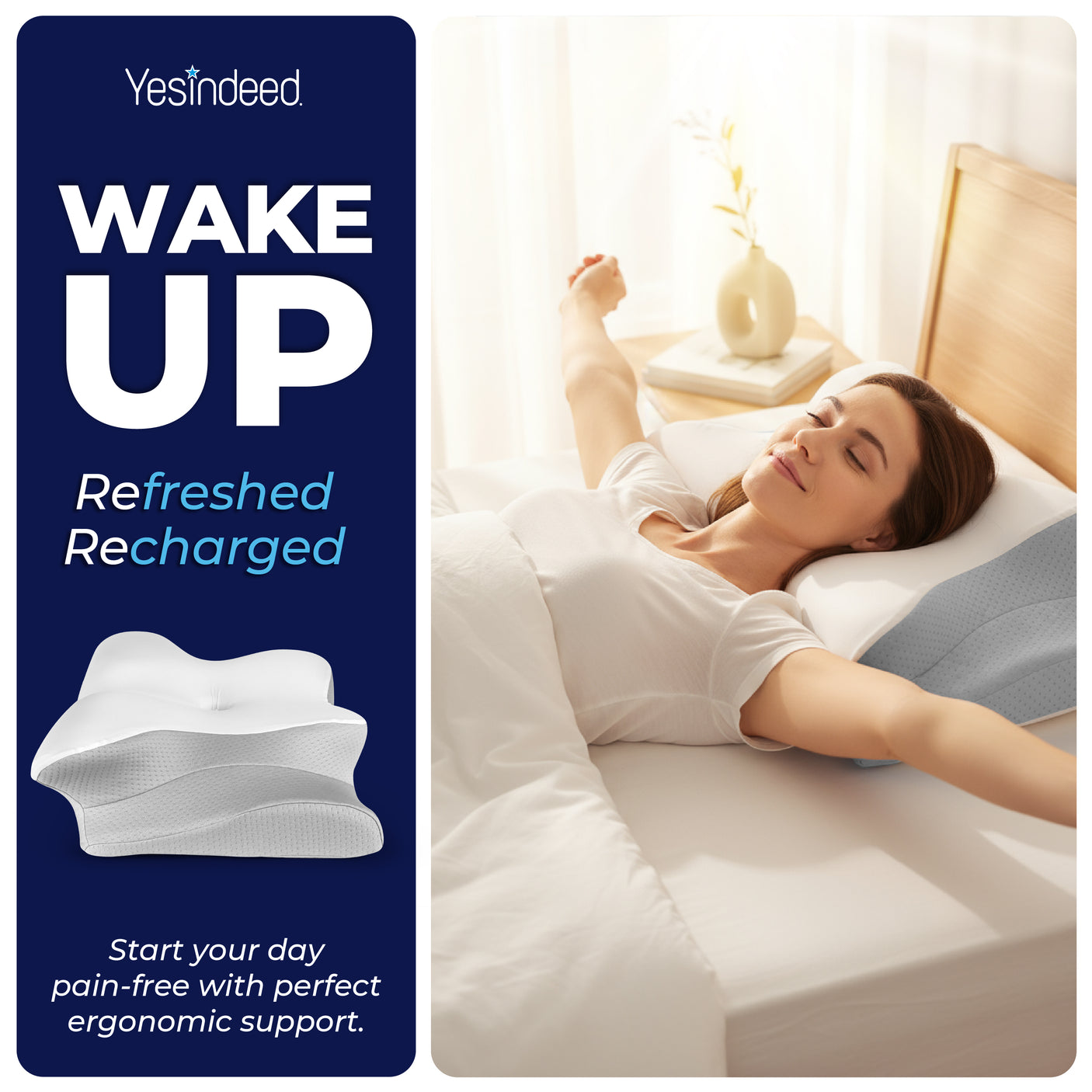 Pain Relief Cooling Pillow