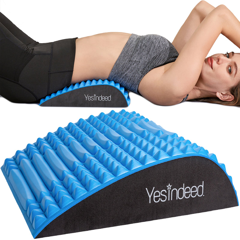 Back Stretcher Pillow - Lower Back Stretcher For Lumbar Pain Relief & Spine Decompression
